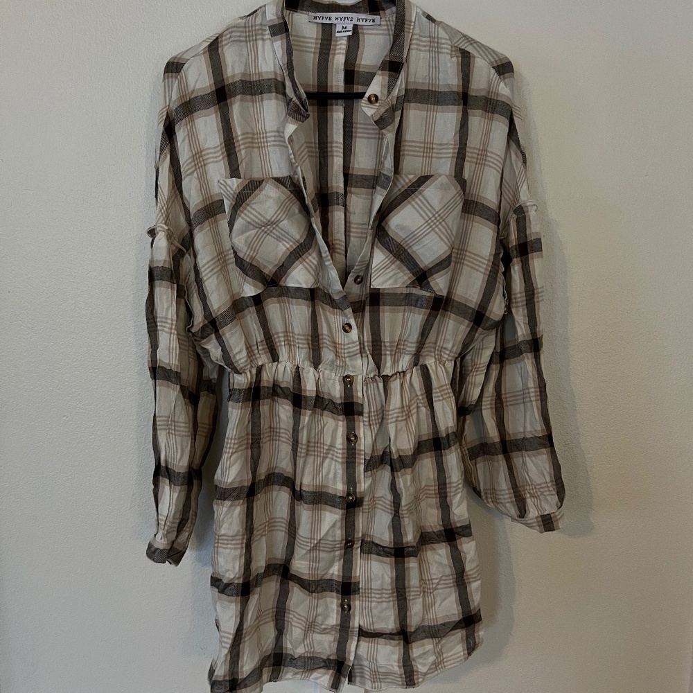 Plaid Dress/Shirt